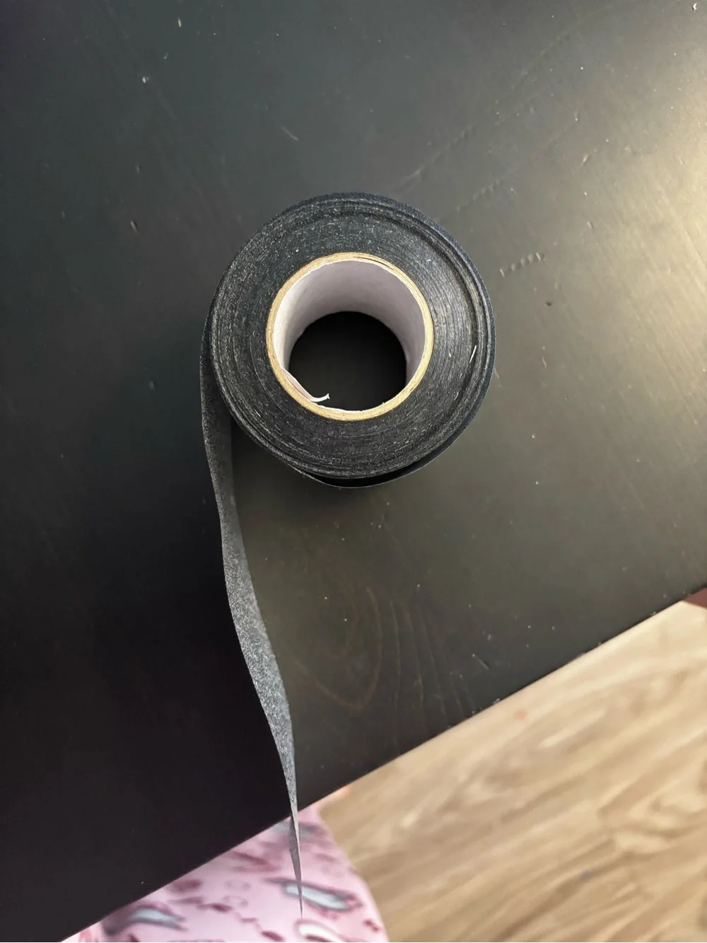 Silver metallic shiny streamer roll